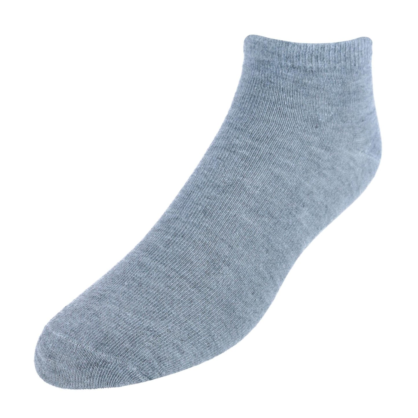 CTM® Men's Quarter Cut Athletic Comfort Socks (5 Pairs)