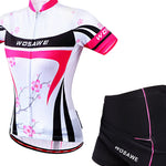 Women's Short Sleeve Cycling Jersey with Skirt