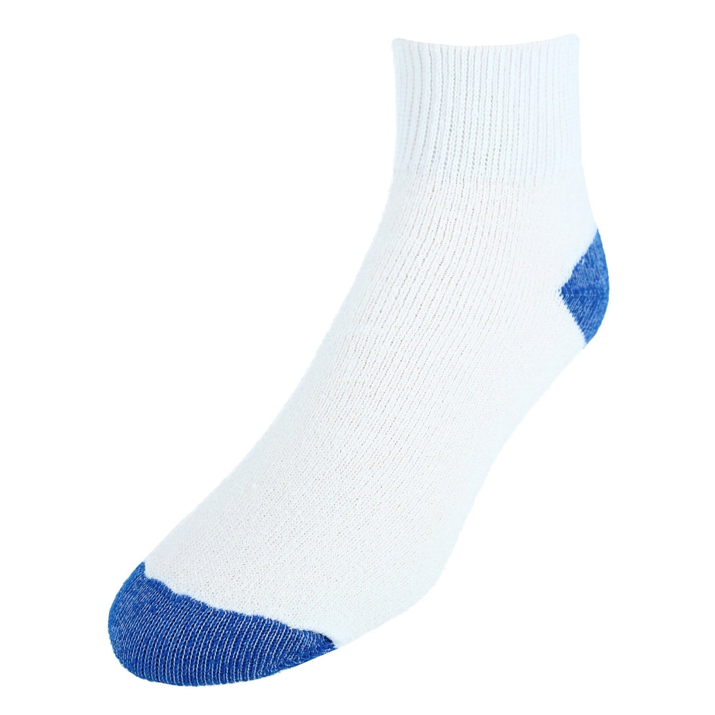CTM® Men's Cotton Blend Ankle Socks (4 Pair Pack)