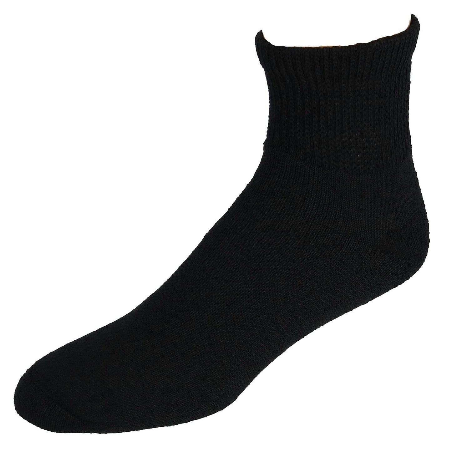 CTM® Men's Loose Fit Diabetic Ankle Socks (3 Pair Pack)