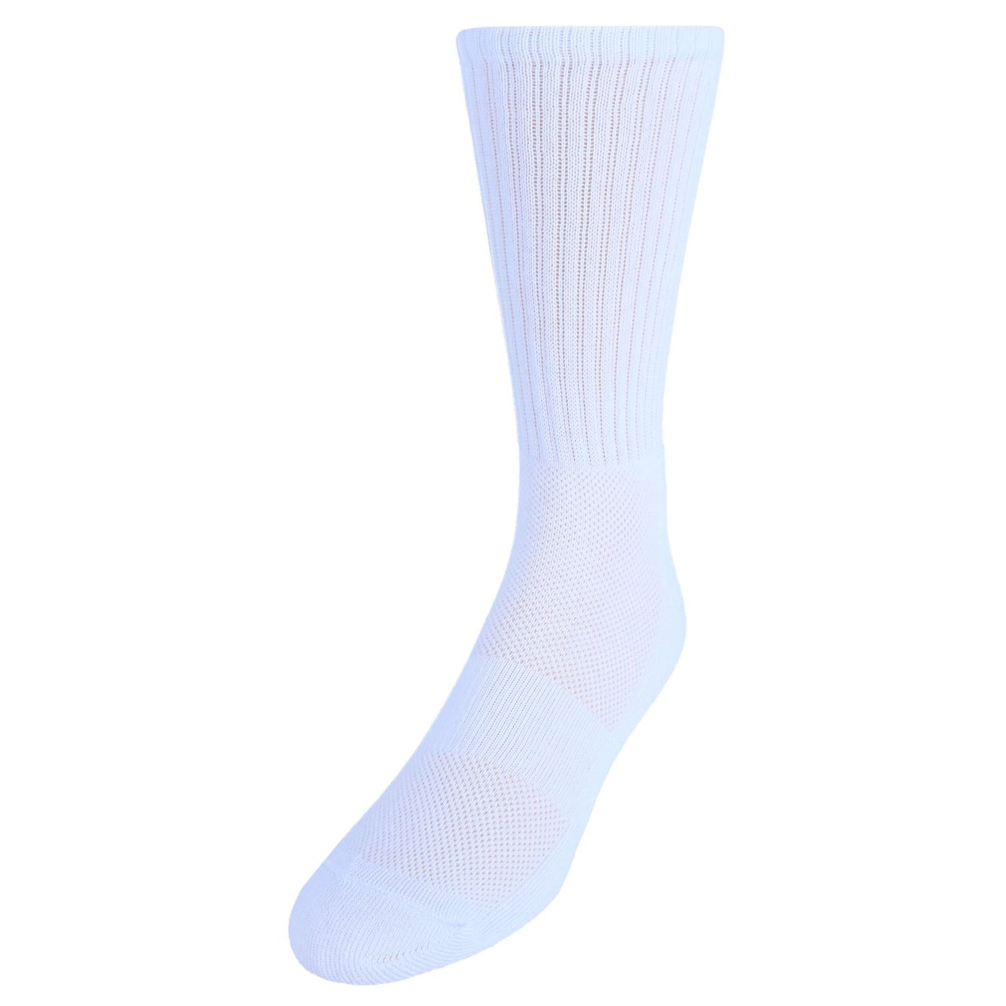 CTM® Men's Dry and Cool Cushioned Crew Socks (Pack of 2)
