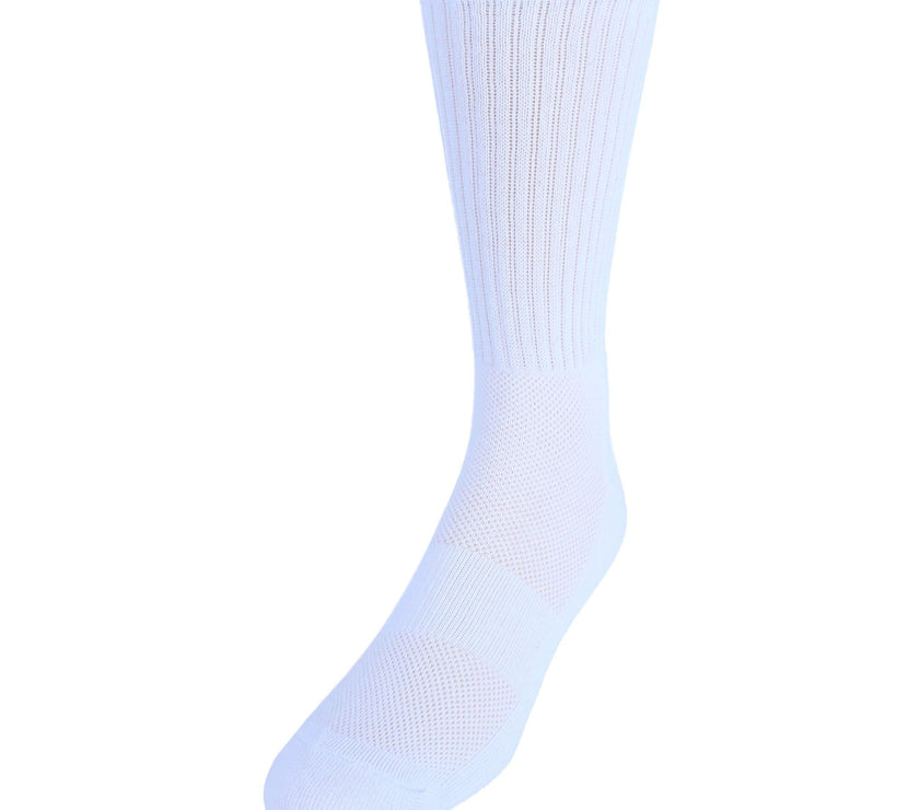 CTM® Men's Dry and Cool Cushioned Crew Socks (Pack of 2)