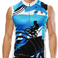 Men's Sleeveless Cycling Jersey Summer Polyester