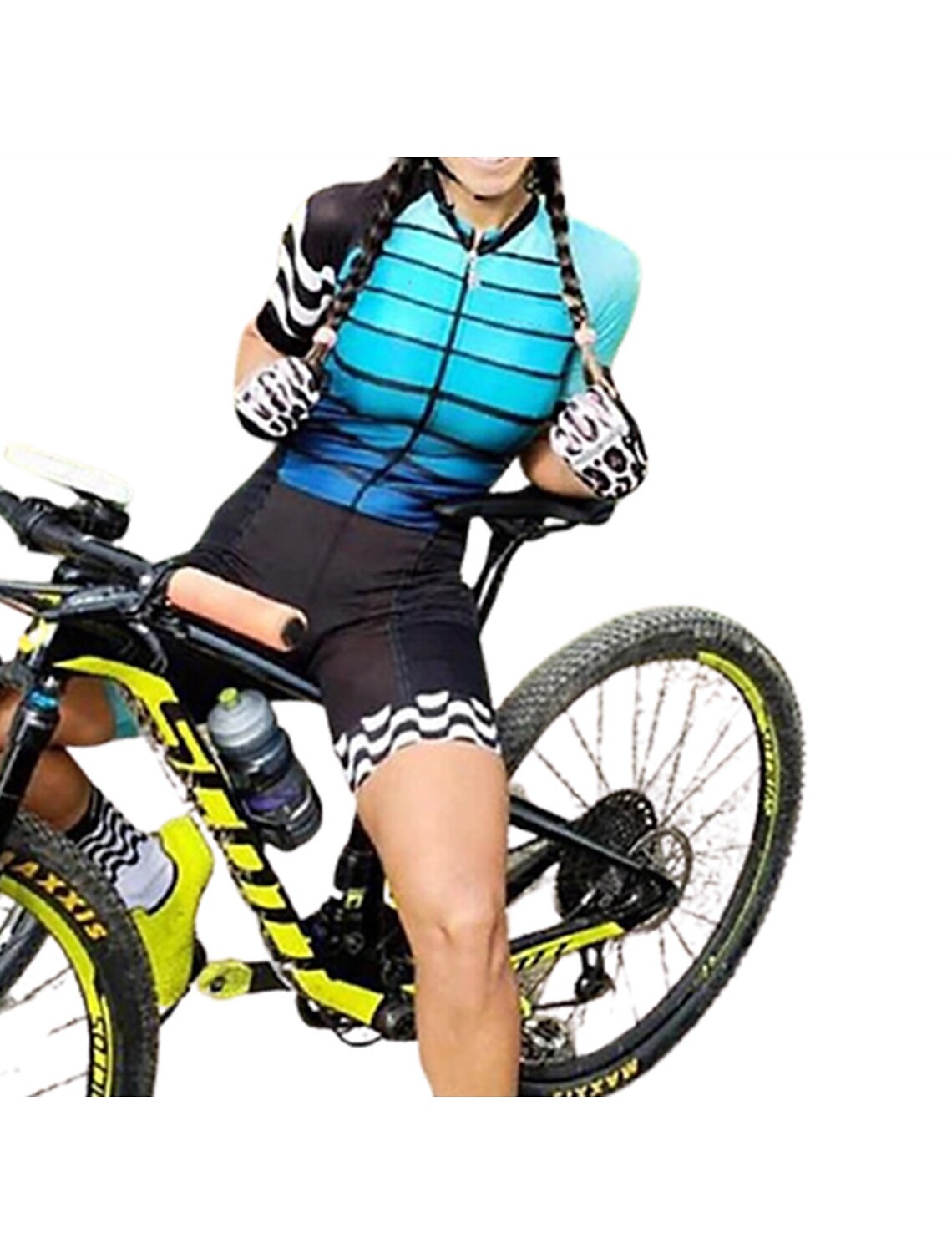 Short Sleeve Cycling Jersey with Shorts Triathlon